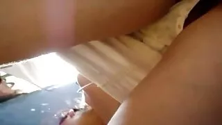 एक मल बाथरूम मा कुखुरा चूसने फूहड़